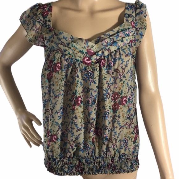 Fun & Flirty floral print blouse - Picture 1 of 4